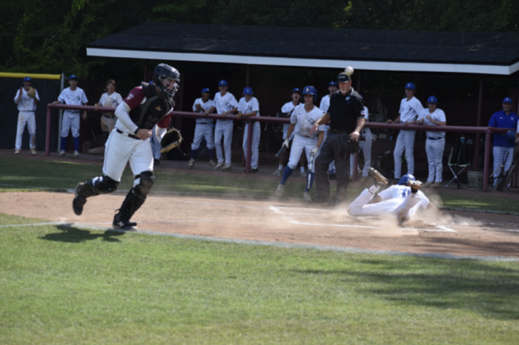 Colin Kuruppacherry scores against Oak Hall in Thursday's Class 2A-District 4 championship game